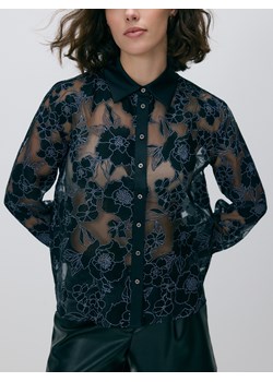 Reserved - Koszula z wiskozą - czarny ze sklepu Reserved w kategorii Koszule damskie - zdjęcie 187525657