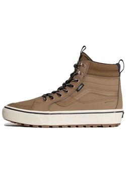 Buty męskie Vans SK8-Hi Waterproof Insulated VN000DAQ91K1 - brązowe ze sklepu streetstyle24.pl w kategorii Trampki męskie - zdjęcie 187526166