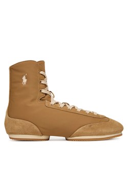 Sneakersy Polo Ralph Lauren 804959093005 Beżowy ze sklepu eobuwie.pl w kategorii Botki - zdjęcie 187526179