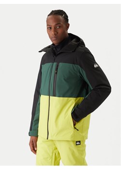 Quiksilver Kurtka snowboardowa Sycamore Block 20K JK EQYTJ03503 Zielony Relaxed Fit ze sklepu MODIVO w kategorii Kurtki męskie - zdjęcie 187526349