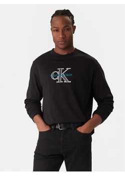 Calvin Klein Jeans Bluza LV04RE257G Czarny Regular Fit ze sklepu MODIVO w kategorii Bluzy męskie - zdjęcie 187526378