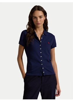 Polo Ralph Lauren Polo 211939272001 Granatowy Slim Fit ze sklepu MODIVO w kategorii Bluzki damskie - zdjęcie 187526398