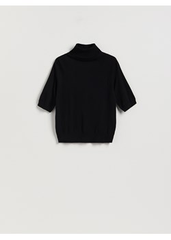 Reserved - Sweter z golfem - czarny ze sklepu Reserved w kategorii Swetry damskie - zdjęcie 187527489