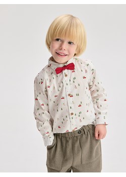 Reserved - Świąteczna koszula - biały ze sklepu Reserved w kategorii Koszule chłopięce - zdjęcie 187527659