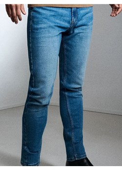 Sinsay - Jeansy slim fit - granatowy ze sklepu Sinsay w kategorii Jeansy męskie - zdjęcie 187528476