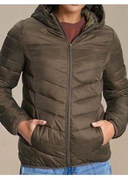 Sinsay - Pikowana kurtka z kapturem - zielony ze sklepu Sinsay w kategorii Kurtki damskie - zdjęcie 187528506