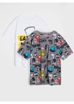 Sinsay - Koszulki 2 pack The Simpsons - wielobarwny ze sklepu Sinsay w kategorii T-shirty chłopięce - zdjęcie 187528539