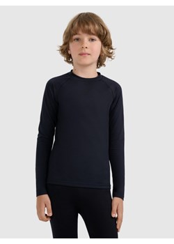 Chłopięca bielizna termiczna (góra) 4F 4FJRAW25UBRUM122 - czarna ze sklepu Sportstylestory.com w kategorii Bielizna termoaktywna - zdjęcie 187528606