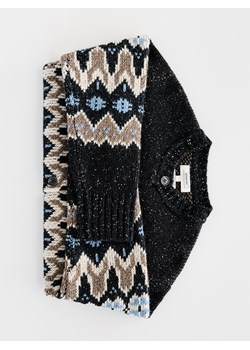 Reserved - Wzorzysty kardigan z wełną - wielobarwny ze sklepu Reserved w kategorii Swetry damskie - zdjęcie 187529436