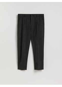 Reserved - Spodnie slim fit z wełną - ciemnoszary ze sklepu Reserved w kategorii Spodnie męskie - zdjęcie 187529516