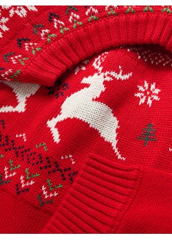 Reserved - Świąteczny sweter - czerwony ze sklepu Reserved w kategorii Swetry chłopięce - zdjęcie 187529575