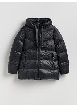 Reserved - Puchowa kurtka z kapturem - czarny ze sklepu Reserved w kategorii Kurtki damskie - zdjęcie 187529716