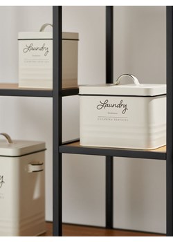 Sinsay - Pojemnik do przechowywania - kremowy ze sklepu Sinsay w kategorii Pudełka i pojemniki - zdjęcie 187530155