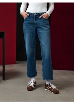 Sinsay - Spodnie jeansowe - granatowy ze sklepu Sinsay w kategorii Jeansy damskie - zdjęcie 187530235
