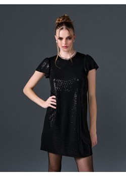 Sinsay - Sukienka mini z połyskującymi aplikacjami - czarny ze sklepu Sinsay w kategorii Sukienki - zdjęcie 187530237