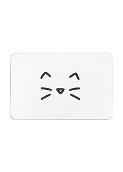 Artsy Dywanik łazienkowy &quot;Cat&quot; w kolorze białym - 60 x 39 cm ze sklepu Limango Polska w kategorii Akcesoria łazienkowe - zdjęcie 187530388