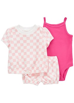 carter&apos;s 3-częściowy zestaw w kolorze różowym ze sklepu Limango Polska w kategorii Odzież dla niemowląt - zdjęcie 187530499