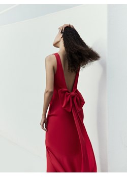 Reserved - Sukienka z kokardą - czerwony ze sklepu Reserved w kategorii Sukienki - zdjęcie 187531109