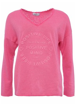 Zwillingsherz Bluza &quot;Positive Mind&quot; w kolorze różowym ze sklepu Limango Polska w kategorii Bluzy damskie - zdjęcie 187531608