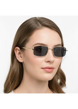 Plusy +2.00 Fotochromowe okulary do czytania z flexami ST342B złote ze sklepu Stylion w kategorii Okulary korekcyjne damskie - zdjęcie 187531755