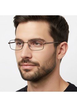 Plusy +2.50 Fotochromowe okulary do czytania z flexami ST342A brązowe ze sklepu Stylion w kategorii Okulary korekcyjne damskie - zdjęcie 187531758