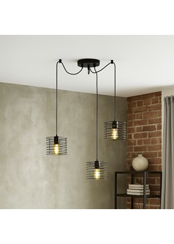 Czarna 3-punktowa lampa wisząca typu pająk ALAMOS L3 ze sklepu Lysne w kategorii Lampy wiszące - zdjęcie 187532916