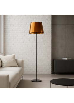Nowoczesna lampa podłogowa w kolorze czarnym i miedzi VASTO MIRROR ze sklepu Lysne w kategorii Lampy podłogowe - zdjęcie 187532927
