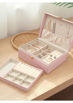 Sinsay - Organizer na biżuterię - różowy ze sklepu Sinsay w kategorii Pudełka i pojemniki - zdjęcie 187533155