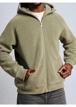 Sinsay - Bluza rozpinana z kapturem - zielony ze sklepu Sinsay w kategorii Bluzy męskie - zdjęcie 187533167