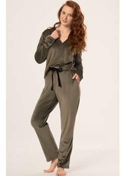 Mefemi welurowa piżama damska zielona Vanessa, Kolor zielony, Rozmiar S, Mefemi ze sklepu Primodo w kategorii Piżamy damskie - zdjęcie 187533425