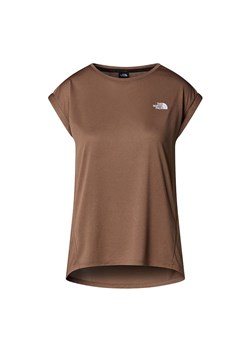 Koszulka damska The North Face Tanken 0A8BS21HX1 - brązowa ze sklepu streetstyle24.pl w kategorii Bluzki damskie - zdjęcie 187533787