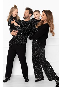 Długa piżama męska w owce Wito, Kolor czarny-wzór, Rozmiar M, Italian Fashion ze sklepu Intymna w kategorii Piżamy męskie - zdjęcie 187533925