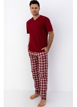 Sensis bawełniana piżama męska Matthew, Kolor bordowy, Rozmiar M, SENSIS ze sklepu Intymna w kategorii Piżamy męskie - zdjęcie 187534046