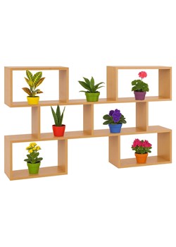 Wisząca półka na kwiaty olcha T7-P33 ze sklepu Edinos.pl w kategorii Półki - zdjęcie 187534067