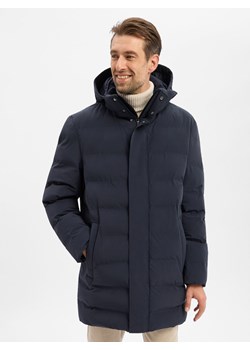 JOOP! Męska kurtka pikowana - Chadwick Mężczyźni granatowy jednolity ze sklepu vangraaf w kategorii Kurtki męskie - zdjęcie 187535459
