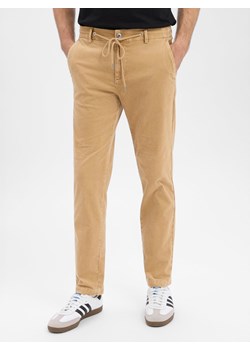 Nils Sundström Męskie spodnie sztruksowe Mężczyźni Sztruks wielbłądzi jednolity ze sklepu vangraaf w kategorii Spodnie męskie - zdjęcie 187535477