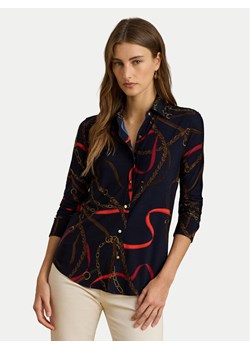 LAUREN RALPH LAUREN Koszula 200P03716001 Granatowy Regular Fit ze sklepu MODIVO w kategorii Koszule damskie - zdjęcie 187535985