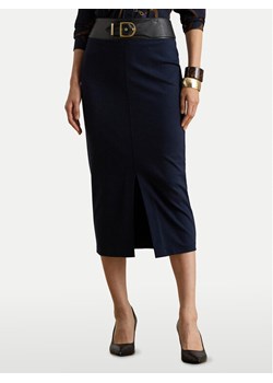 LAUREN RALPH LAUREN Spódnica ołówkowa 200P03729001 Granatowy Regular Fit ze sklepu MODIVO w kategorii Spódnice - zdjęcie 187535986