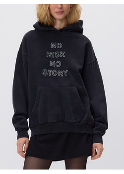 Reserved - Bluza z napisami - czarny ze sklepu Reserved w kategorii Bluzy damskie - zdjęcie 187536468