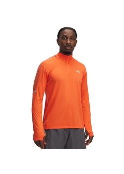 Męski longsleeve treningowy Under Armour UA Tech Utility 1/4 Zip - pomarańczowy ze sklepu Sportstylestory.com w kategorii T-shirty męskie - zdjęcie 187536488