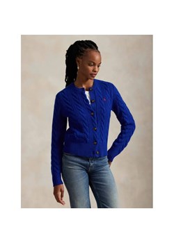 POLO RALPH LAUREN Wełniany kardigan | Slim Fit | z dodatkiem kaszmiru ze sklepu Gomez Fashion Store w kategorii Swetry damskie - zdjęcie 187536646