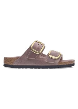 Birkenstock Skórzane klapki &quot;Arizona&quot; w kolorze fioletowym ze sklepu Limango Polska w kategorii Klapki damskie - zdjęcie 187537607