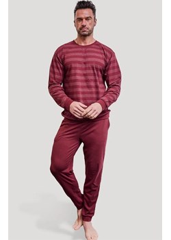 Długa piżama męska Loose 16 117/320, Kolor bordowy, Rozmiar 2XL, Cornette ze sklepu Primodo w kategorii Piżamy męskie - zdjęcie 187538375
