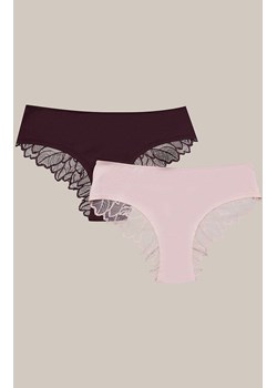 Esotiq 2-pack figi damskie Pelia 42158-K001, Kolor brązowo-różowy, Rozmiar L, Esotiq ze sklepu Primodo w kategorii Majtki damskie - zdjęcie 187538417