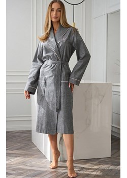 Długi szlafrok damski 2530 Coco, Kolor szary, Rozmiar M, L&amp;L ze sklepu Primodo w kategorii Szlafroki damskie - zdjęcie 187538479
