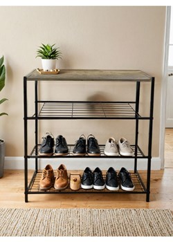 Sinsay - Stojak na buty - czarny ze sklepu Sinsay w kategorii Salon i sypialnia - zdjęcie 187538785