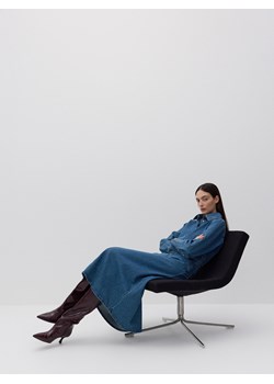 Reserved - Jeansowa sukienka maxi - niebieski ze sklepu Reserved w kategorii Sukienki - zdjęcie 187539139