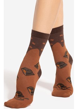 Gatta skarpetki unisex czekoladowe Wedel 07, Kolor czekoladowy, Rozmiar 42-44, Gatta ze sklepu Intymna w kategorii Skarpetki męskie - zdjęcie 187539467