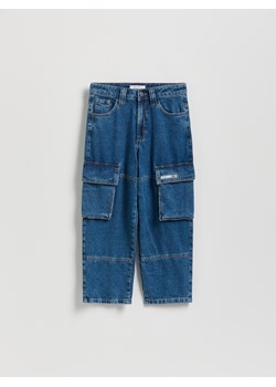 Reserved - Jeansy baggy - niebieski ze sklepu Reserved w kategorii Spodnie chłopięce - zdjęcie 187539748