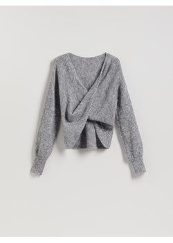 Reserved - Sweter z wełną - beżowy ze sklepu Reserved w kategorii Swetry damskie - zdjęcie 187539838